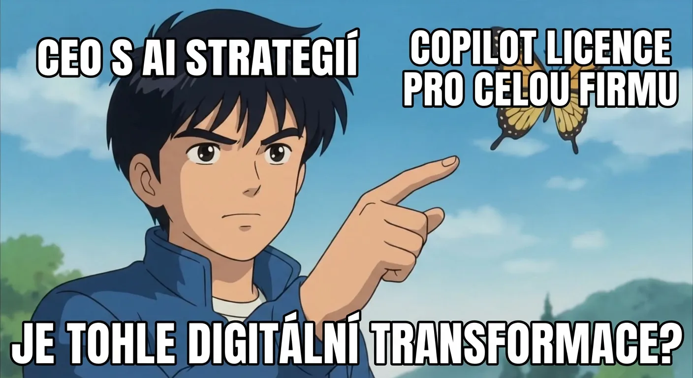 Is This a Pigeon meme — Elektromotor na parním pohonu, verze 2026