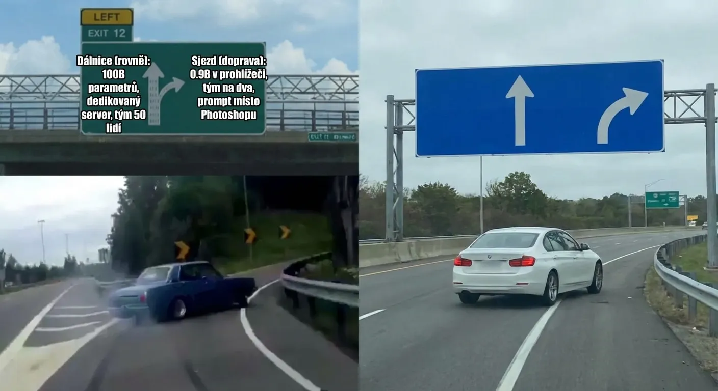 Left Exit 12 meme — Evoluce AI stacku 2026