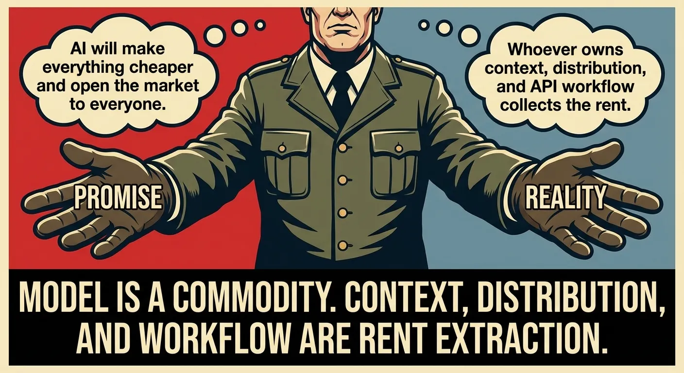 Seize Maduro meme - Model is a commodity. Context, distribution, and workflow are rent extraction.